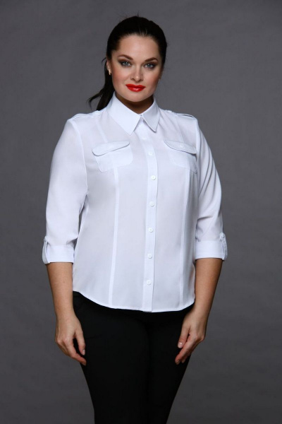Блуза MIRSINA FASHION 1003 белый - фото 1