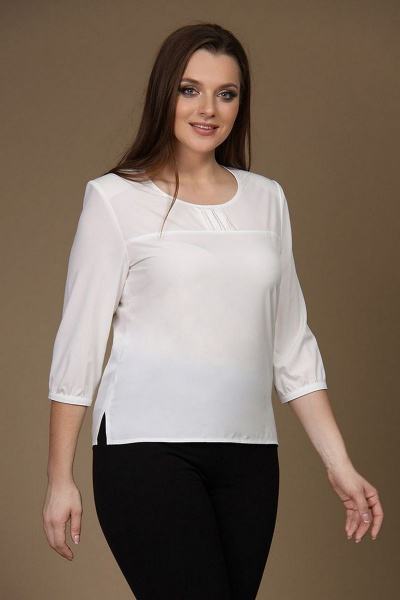 Блуза MIRSINA FASHION 1290 молочный - фото 1