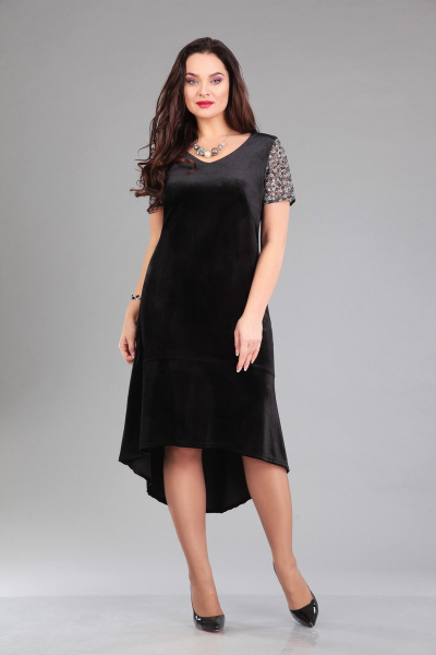 Платье IVA 978 черный - фото 1