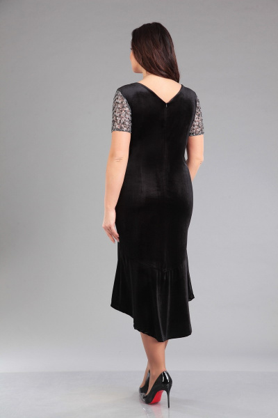 Платье IVA 978 черный - фото 2