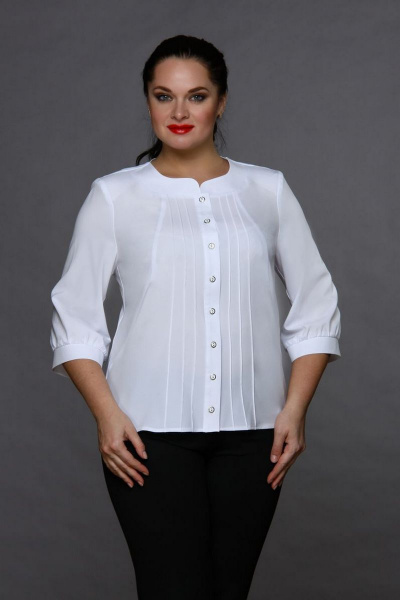 Блуза MIRSINA FASHION 1015 белый - фото 1