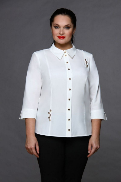Блуза MIRSINA FASHION 1022 белый - фото 1
