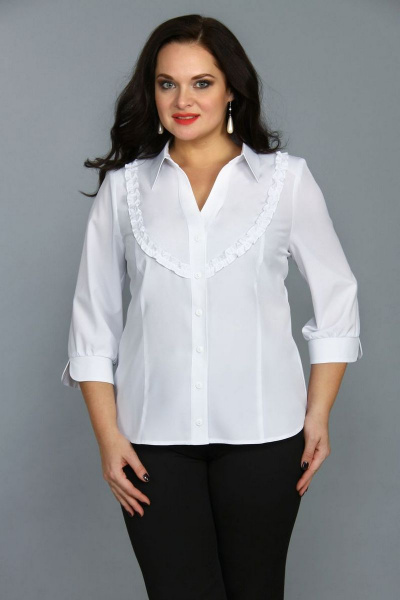 Блуза MIRSINA FASHION 1025 белый - фото 1