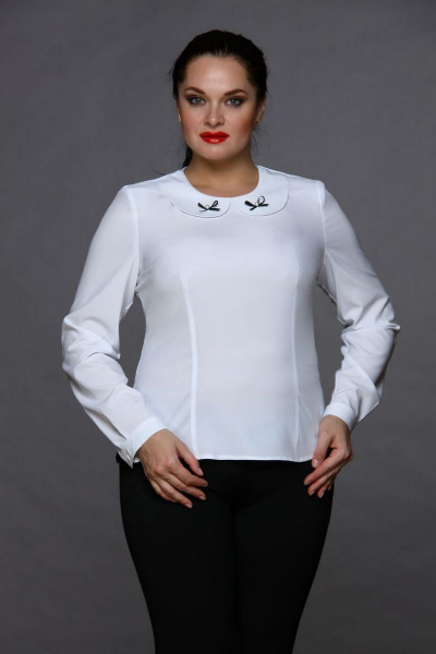 Блуза MIRSINA FASHION 1028 белый - фото 1