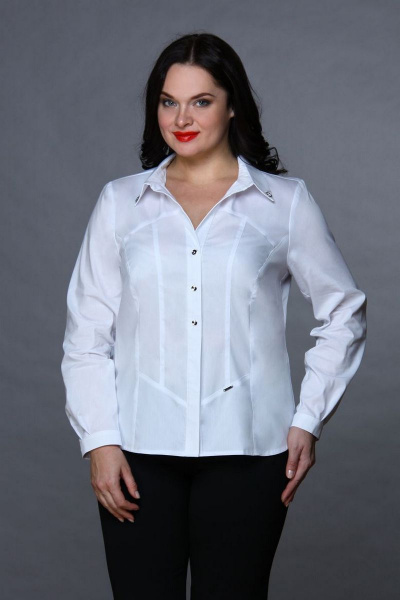 Блуза MIRSINA FASHION 1052 белый - фото 1