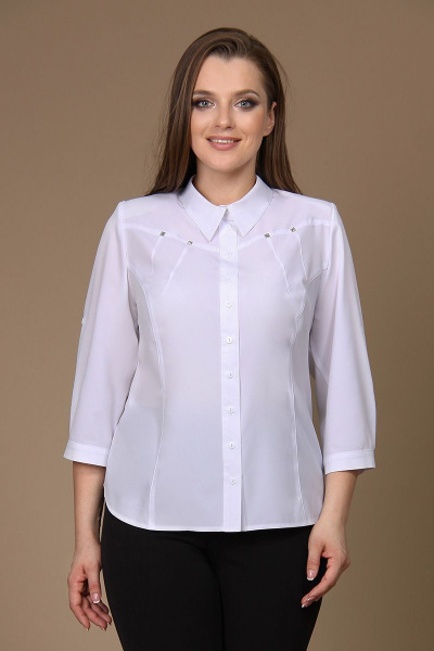 Блуза MIRSINA FASHION 1300 белый - фото 1