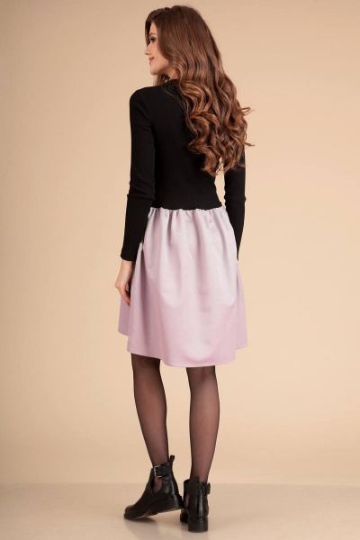 Платье Liona Style 614 светло-розовый - фото 2