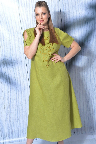 Платье MALI 419-012 яблоко - фото 3