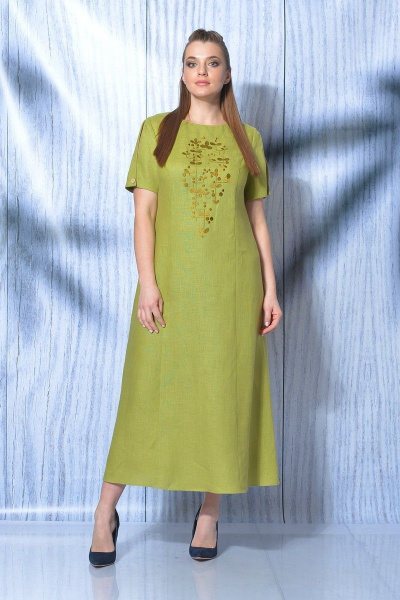 Платье MALI 419-012 яблоко - фото 1