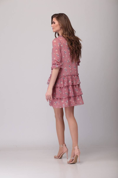 Платье Verita 2069 розовый - фото 3