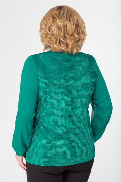 Блуза Медея и К 1836 зеленый - фото 2