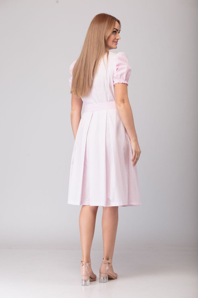 Платье Anelli 815 розовый - фото 4