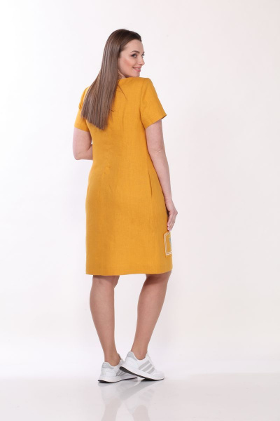 Платье GALEREJA 612 желтый - фото 2