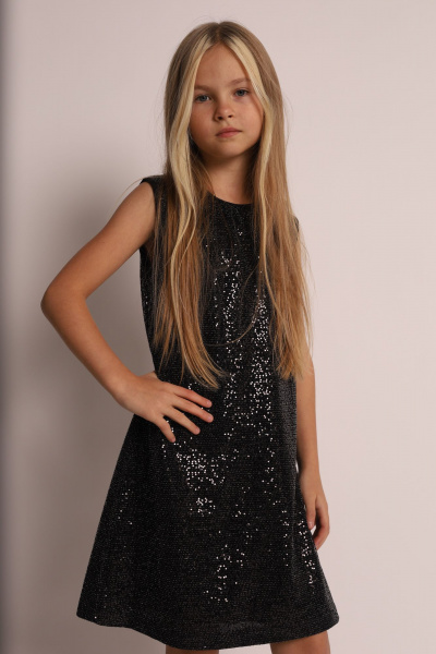 Платье Tammi Т11-23 черный - фото 3