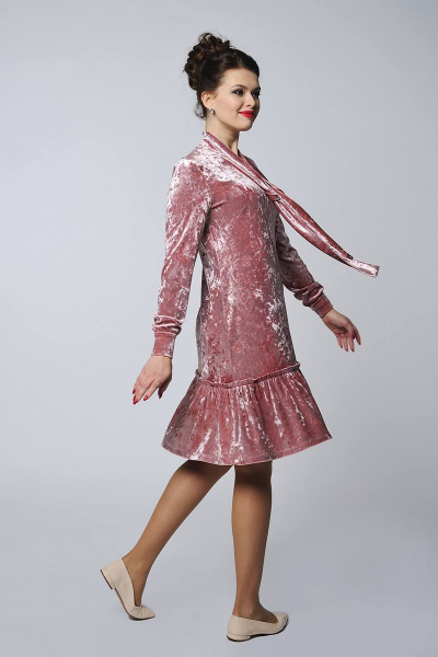 Платье Danaida 1325 розовый - фото 2