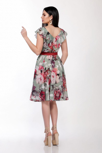 Платье LaKona 1279 мята+малина - фото 2