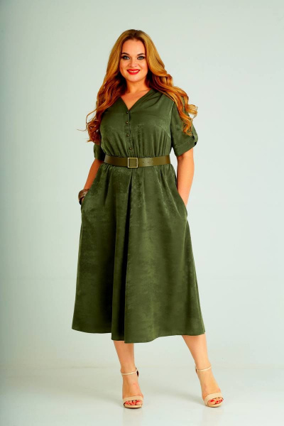 Платье Shetti 1064 зеленый - фото 1