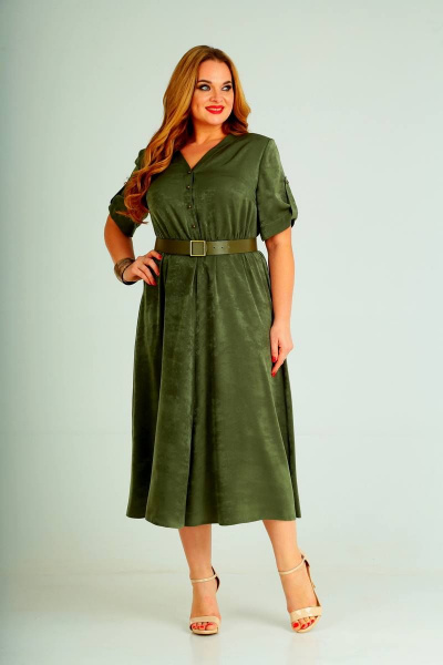 Платье Shetti 1064 зеленый - фото 2