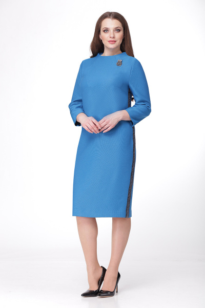 Платье VOLNA 1022 голубой - фото 1