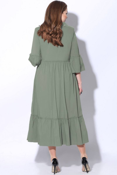 Платье LeNata 12071 светло-зеленый - фото 2