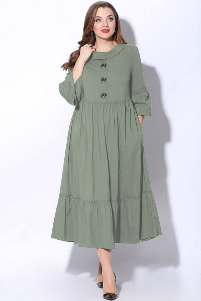 Платье LeNata 12071 светло-зеленый - фото 1