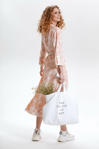 Платье CORSA 50100 розовый - фото 3