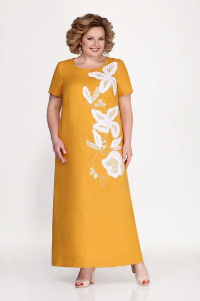 Платье GALEREJA 610 желтый - фото 1