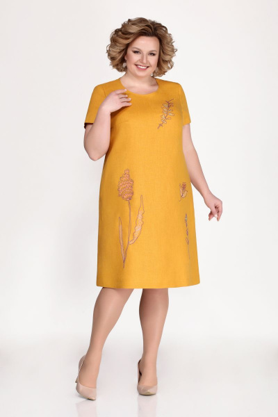 Платье GALEREJA 615 желтый - фото 1