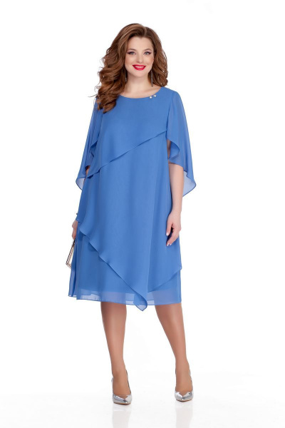 Платье TEZA 722 голубой - фото 1
