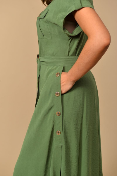 Платье Lady Style Classic 2064 зеленый - фото 2