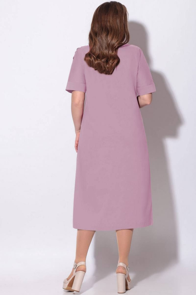 Платье LeNata 11121 розовый - фото 2