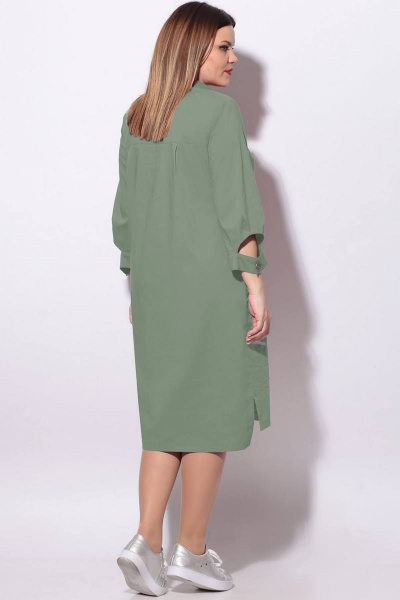 Платье LeNata 11119 светло-зеленый - фото 2