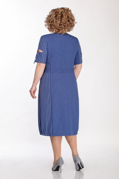 Платье Tellura-L 1497 синий - фото 2
