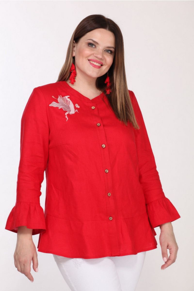 Блуза Djerza 012 красный - фото 2