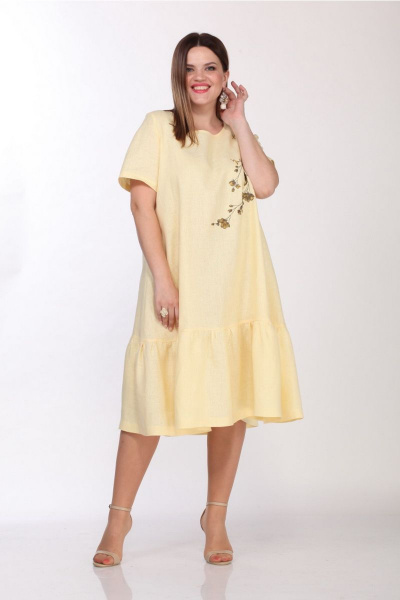 Платье Djerza 1293 желтый - фото 1