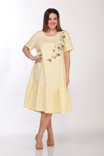 Платье Djerza 1293 желтый - фото 7