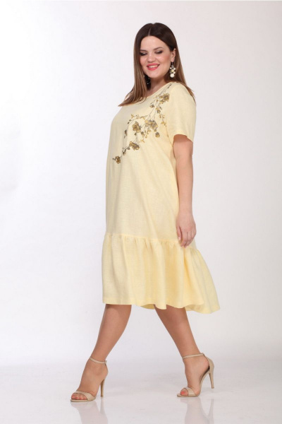 Платье Djerza 1293 желтый - фото 6