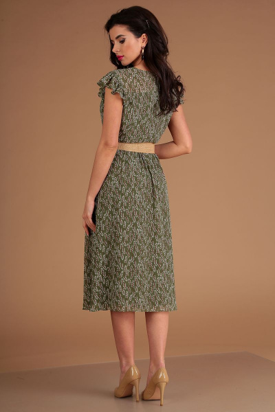Платье Мода Юрс 2556 зеленый - фото 4
