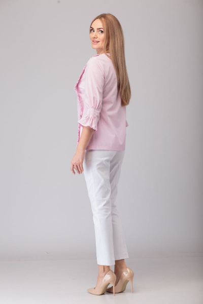 Блуза Anelli 816 розовый - фото 8