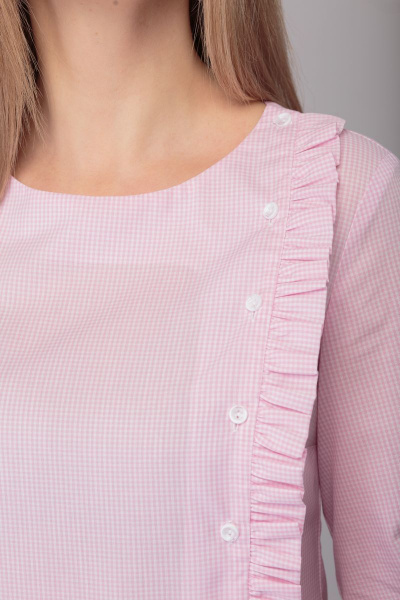 Блуза Anelli 816 розовый - фото 6