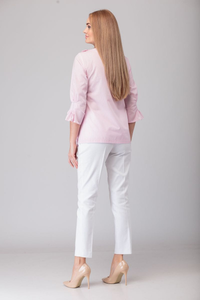 Блуза Anelli 816 розовый - фото 4