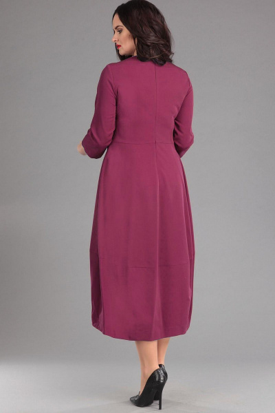 Платье Lady Style Classic 1217 бордо - фото 2