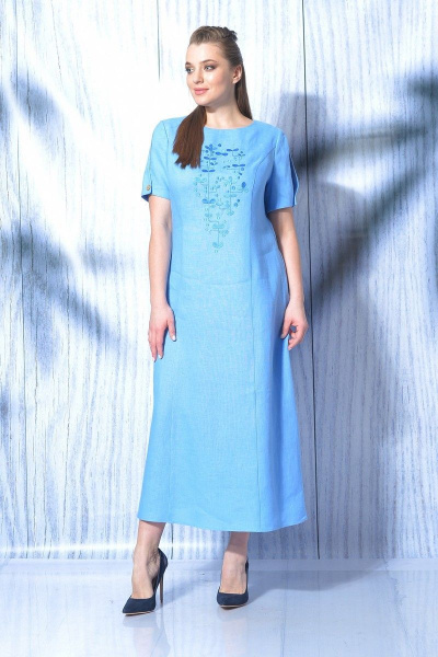 Платье MALI 419-012 голубой - фото 1