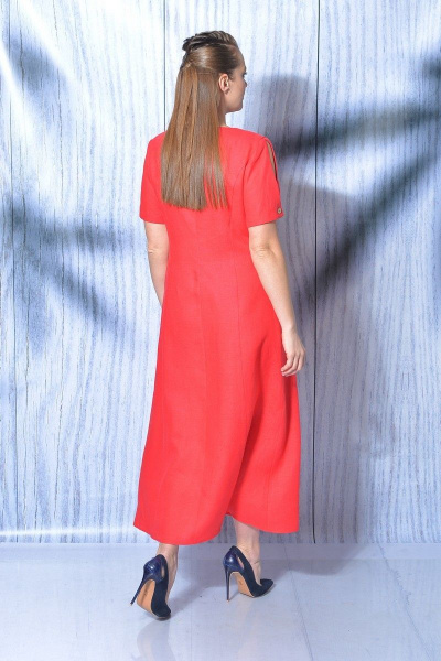 Платье MALI 419-012 красный - фото 5