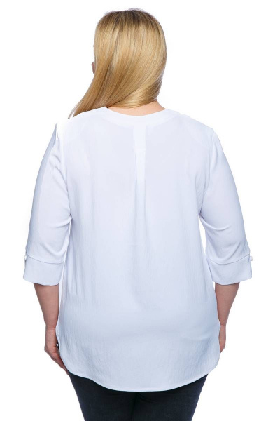 Блуза Левлада 171 белый - фото 5