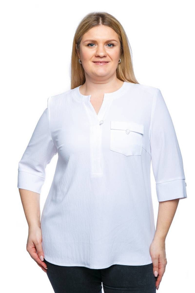 Блуза Левлада 171 белый - фото 1