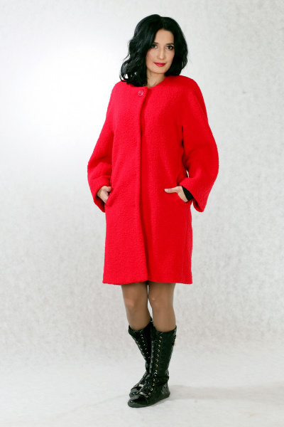 Пальто AMORI 2049 красный - фото 1