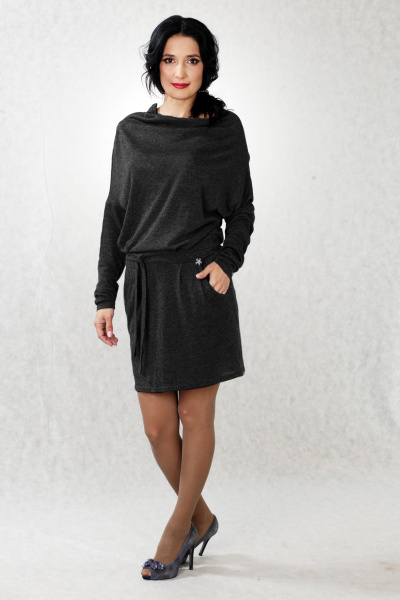 Платье AMORI 9255 черный - фото 1