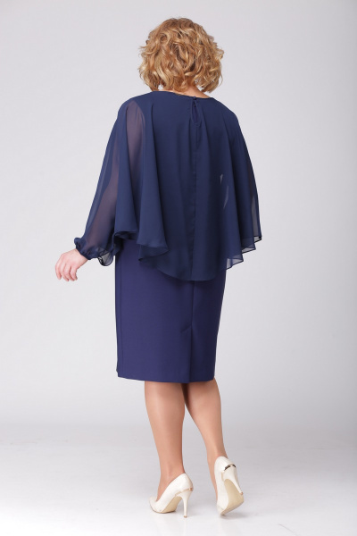 Накидка, платье Кэтисбел 1392 темно-синий - фото 2