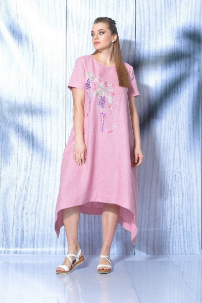 Платье MALI 419-017 розовый - фото 1